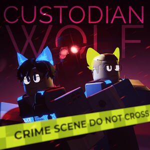 Artwork for an unreleased unfinished indie game project called "The Custodian Wolf"